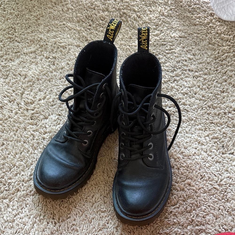 Dr. Martens Black Lace-Up Boots